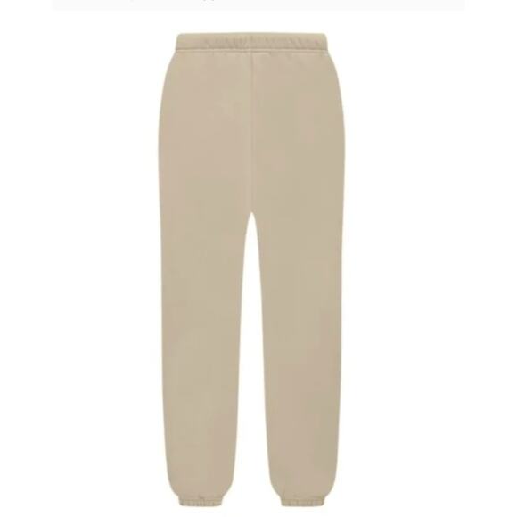 (S) $140 NWT Fear of God Essentials Sweatpants Dusty Beige - Picture 2 of 5